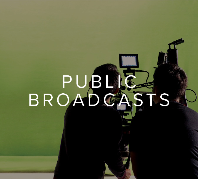 Public broadcasts