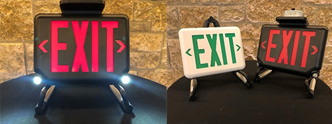 Lit Exit Signs Past Present And