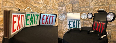 Lit Exit Signs Past Present And