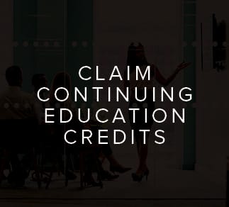 Claim Continuing Education Credits