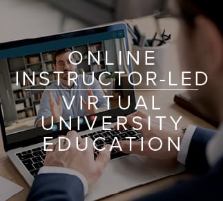 Online Instructor-LED Virtual University Education