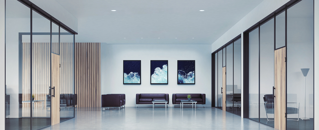 Office Space showing LITEISTRY lighting at 6500K