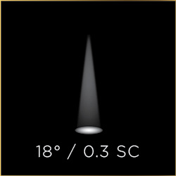 LITEISTRY Beam Spread: Very Narrow 18 degrees