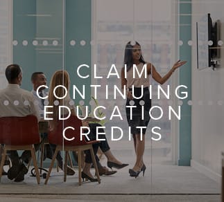 Claim Continuing Education Credits