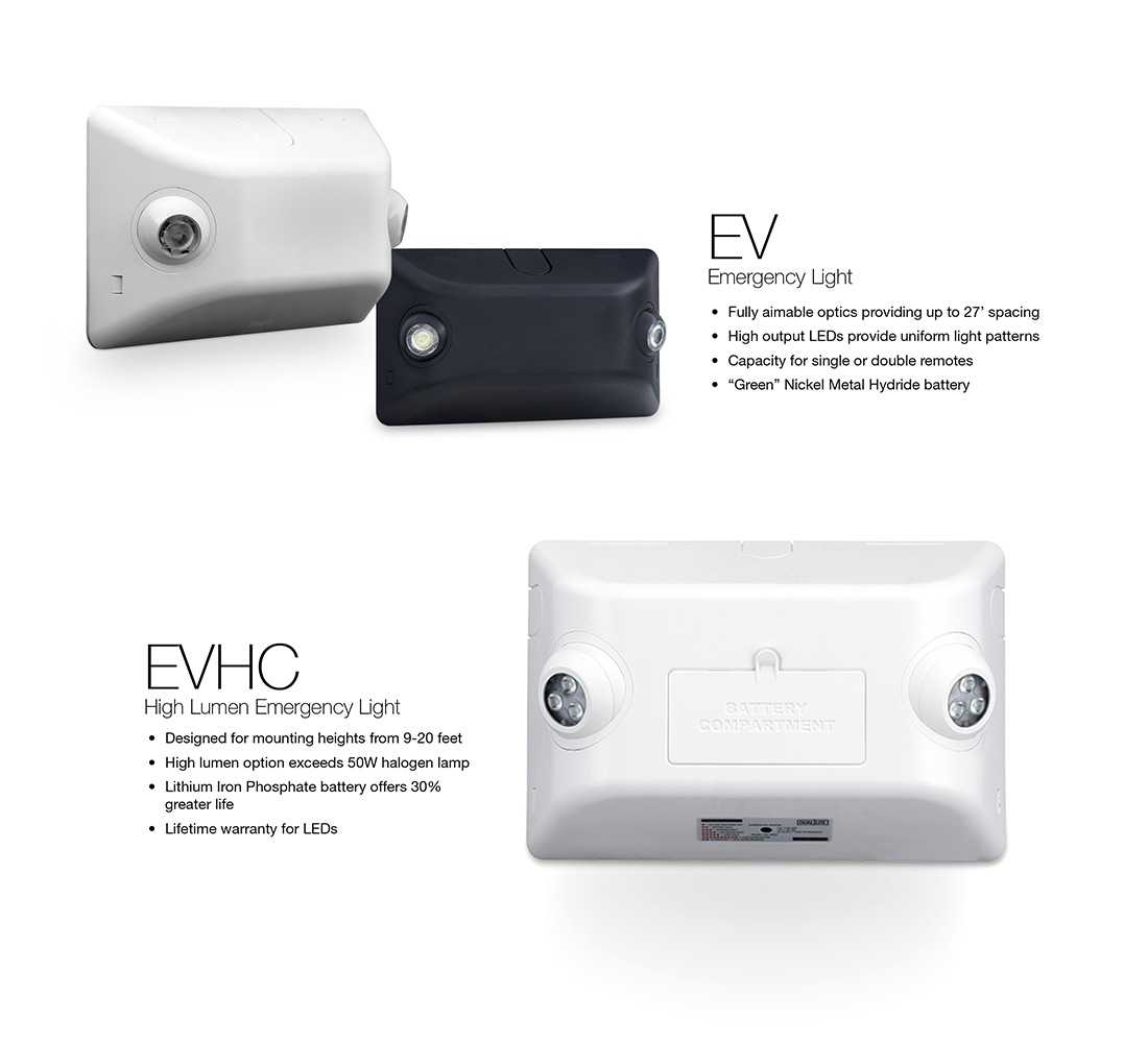 EV Family - EV & EVHC Emergency Lights