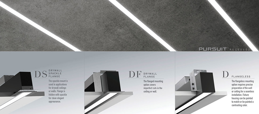 Pursuit Recessed Mounting