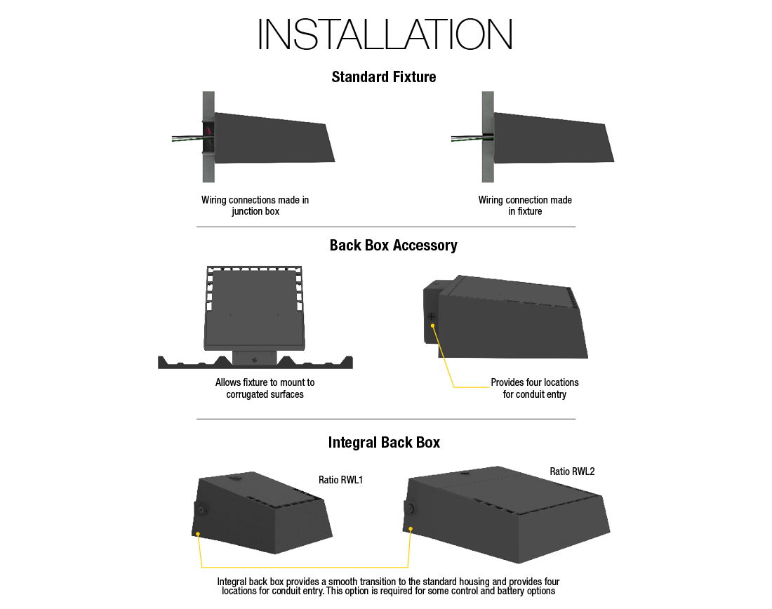 RATIO Outdoor Lighting Installation