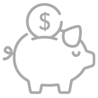 Cost Savings Piggy Bank Icon